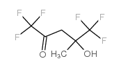 1,1,1,5,5,5-六氟-2-羟基-2-甲基-4-戊酮结构式
