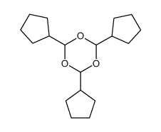 2,4,6-tricyclopentyl-[1,3,5]trioxane结构式