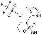 1-丁基磺酸-3-甲基咪唑三氟甲烷磺酸盐结构式