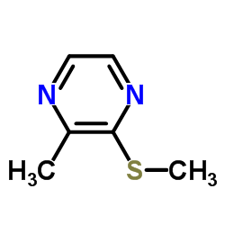2-methylthio-3,5-methylpyrazine Structure