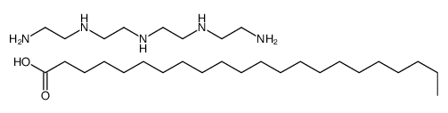 N'-[2-[2-(2-aminoethylamino)ethylamino]ethyl]ethane-1,2-diamine,docosanoic acid结构式