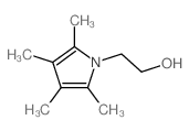 1H-Pyrrole-1-ethanol,2,3,4,5-tetramethyl-结构式