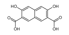 3,6-二羟基-2,7-二羧基萘结构式