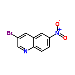 3-Bromo-6-nitroquinoline Structure