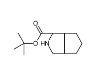 (1S,3aR,6aS)-八氢环戊并[c]吡咯-1-羧酸叔丁酯结构式