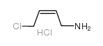 2-Buten-1-amine,4-chloro-, hydrochloride (1:1), (2Z)- Structure