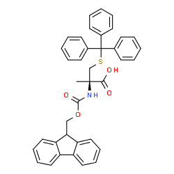 Fmoc-α-Me-Cys(Trt)-OH Structure