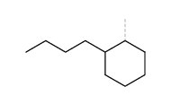 1-butyl-2-methylcyclohexane结构式