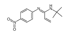 N-(tert-butyl)-N'-(4-nitrophenyl)acrylimidamide Structure