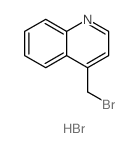 4-(溴甲基)喹啉氢溴酸结构式