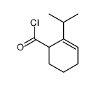 2-Cyclohexene-1-carbonyl chloride, 2-(1-methylethyl)- (9CI) Structure