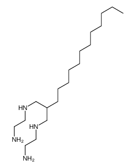 N,N'-bis(2-aminoethyl)-2-dodecylpropane-1,3-diamine结构式