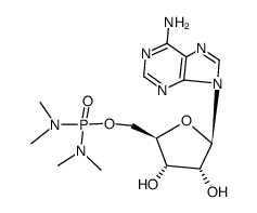 [5']adenylic acid bis-dimethylamide Structure