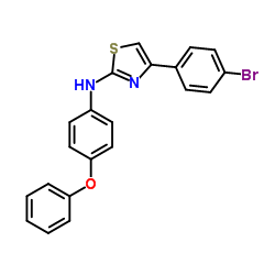 (4-(4-BROMOPHENYL)(2,5-THIAZOLYL))(4-PHENOXYPHENYL)AMINE Structure
