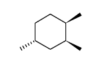 cis,cis,trans-1,2,4-trimethylcyclohexane Structure