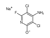 4-amino-3,5-dichloro-6-fluoropyridin-2(1H)-one, monosodium salt Structure
