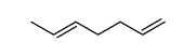 (E)-1,5-Heptadiene Structure