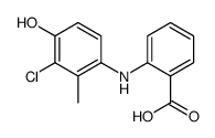 N-(3-chloro-4-hydroxy-2-methylphenyl)anthranilic acid Structure