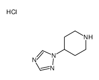 4-(1H-1,2,4-噻唑-1-基)哌啶盐酸盐结构式