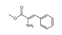 (Z)-methyl 2-amino-3-phenylacrylate结构式