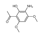 3'-amino-2'-hydroxy-4',6'-dimethoxyacetophenone Structure