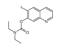 (6-iodoquinolin-7-yl) N,N-diethylcarbamate结构式