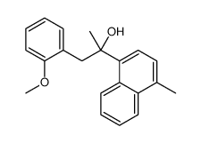 1-(2-methoxyphenyl)-2-(4-methylnaphthalen-1-yl)propan-2-ol Structure