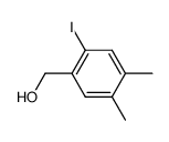 (2-Iodo-4,5-dimethylphenyl)methanol Structure