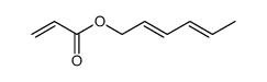 (2E,4E)-hexa-2,4-dien-1-yl acrylate Structure