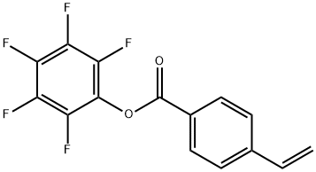 4-乙烯基苯甲酸五氟苯酯结构式