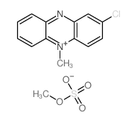 2-chloro-5-methyl-phenazine; sulfooxymethane结构式
