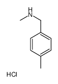 N-甲基-4-甲基苄胺盐酸盐结构式