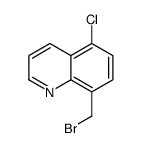 8-(bromomethyl)-5-chloroquinoline结构式