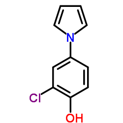 2-Chloro-4-(1H-pyrrol-1-yl)phenol Structure