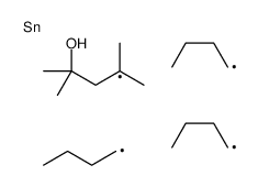 2,4-dimethyl-4-tributylstannylpentan-2-ol结构式