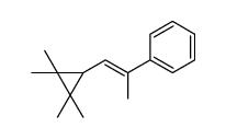 1-(2,2,3,3-tetramethylcyclopropyl)prop-1-en-2-ylbenzene Structure