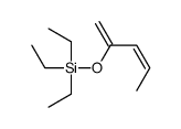 triethyl(penta-1,3-dien-2-yloxy)silane结构式