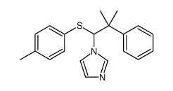 1-[2-methyl-1-(4-methylphenyl)sulfanyl-2-phenylpropyl]imidazole结构式