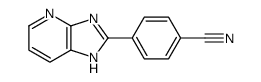 4-(1H-imidazo[4,5-b]pyridin-2-yl)benzonitrile结构式