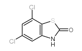 5,7-二氯-2(3H)苯并噻唑酮结构式
