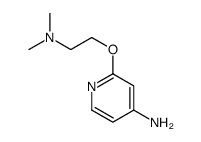 2-(2-二甲基氨基乙氧基)吡啶-4-胺结构式