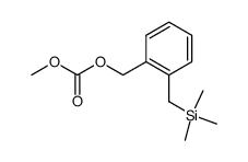 methyl [2-{(trimethylsilyl)methyl}phenyl]methyl carbonate Structure