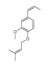 2-methoxy-1-(3-methylbut-2-enoxy)-4-prop-1-enylbenzene Structure