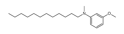 N-dodecyl-N-methyl-m-anisidine Structure