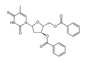4-thiothymidine 3',5'-dibenzoate Structure