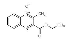 3-乙氧基羰基-2-甲基喹噁啉结构式