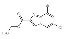 8-溴-6-氯咪唑并[1,2-A]吡啶-2-甲酸乙酯图片
