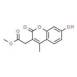 methyl 2-(7-hydroxy-4-methyl-2-oxo-2H-chromen-3-yl)acetate Structure