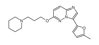 3-(5-methyl-furan-2-yl)-6-(3-piperidin-1-yl-propoxy)-imidazo[1,2-b]pyridazine Structure