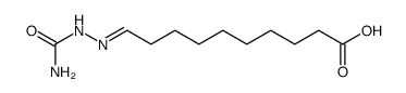 10-semicarbazono-decanoic acid结构式